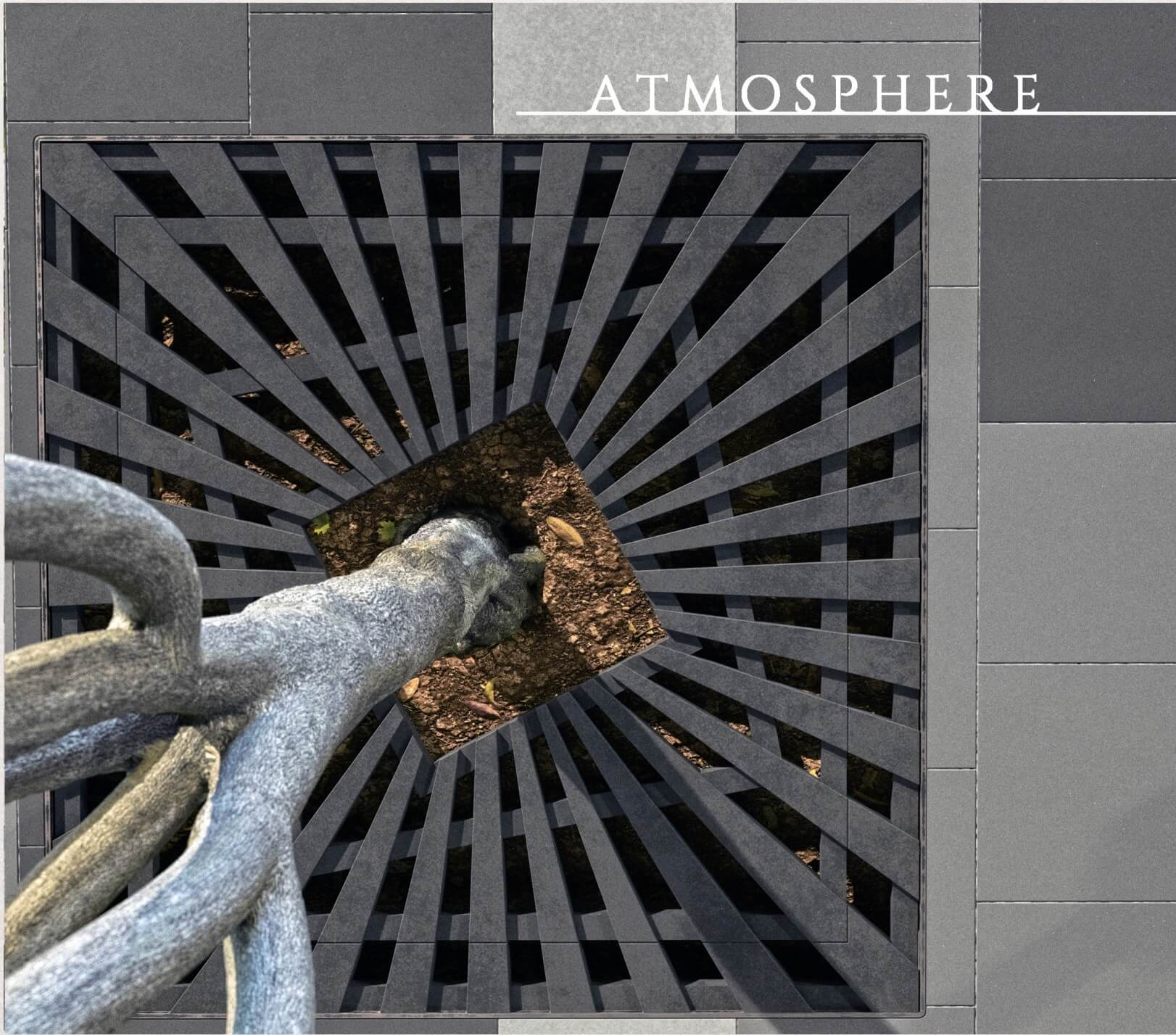 Приствольная решетка для дерева ZKING ATMOSPHERE 1.2х1.2м Черная в Перми фото