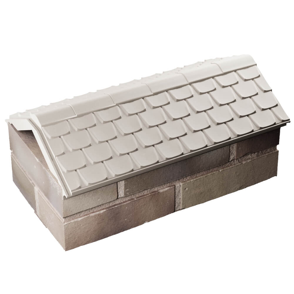 Парапет Zking Эльбрус Бежевый с посадкой на 1 кирпич (255мм) в Перми фото