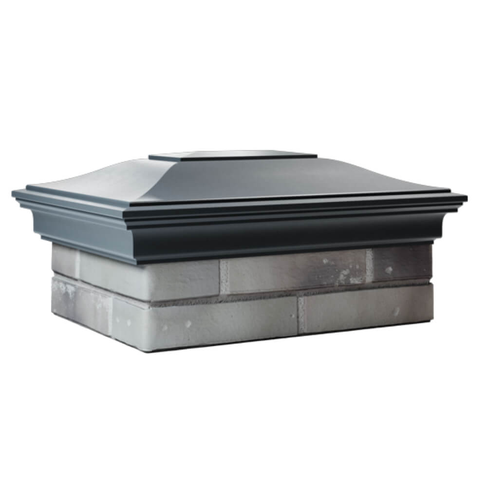 Колпак Zking Монблан Серый на столб 2х1.5 кирпича (515х385мм) в Перми фото