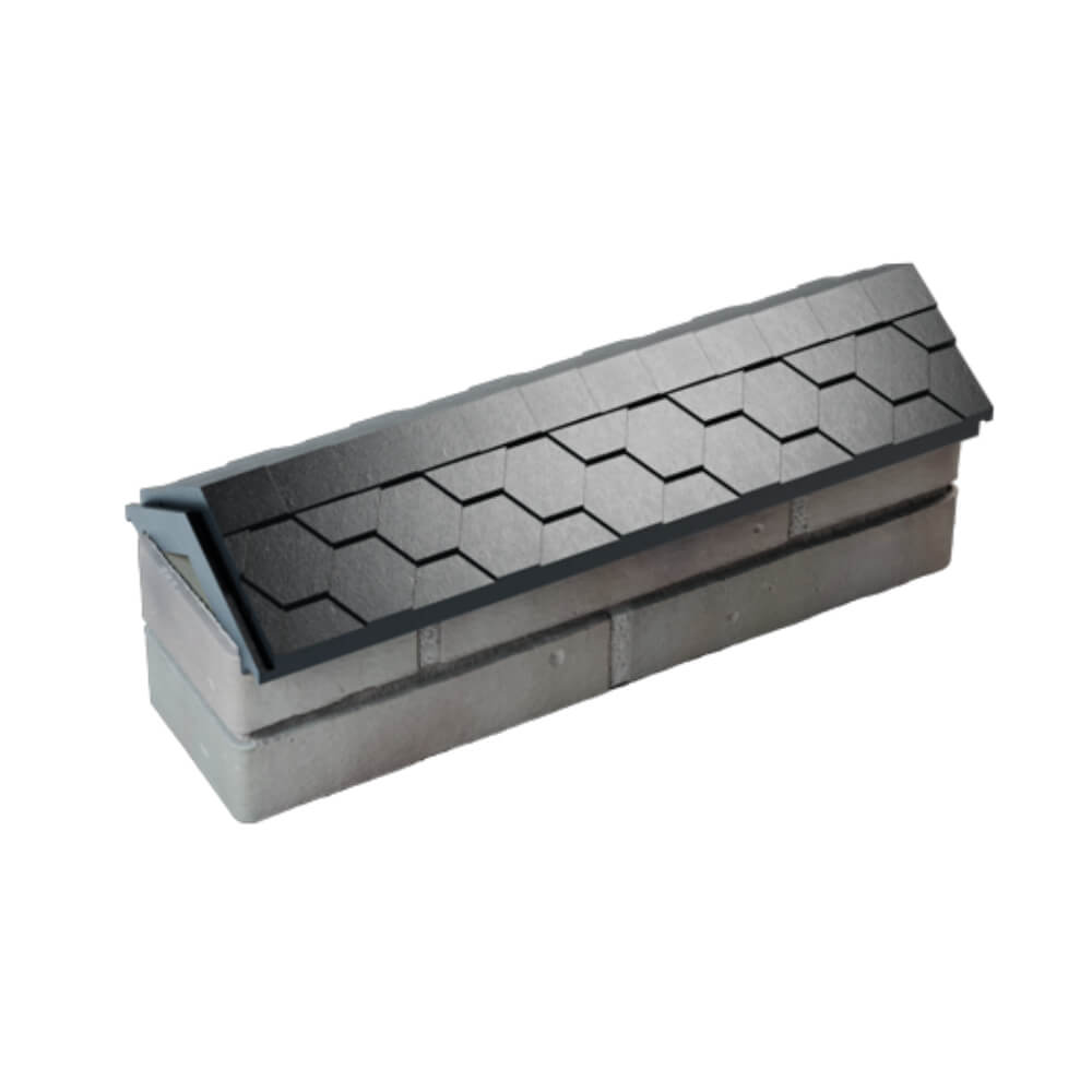 Парапет Zking Эверест Черный с посадкой на 0.5 кирпича (130мм) в Перми фото