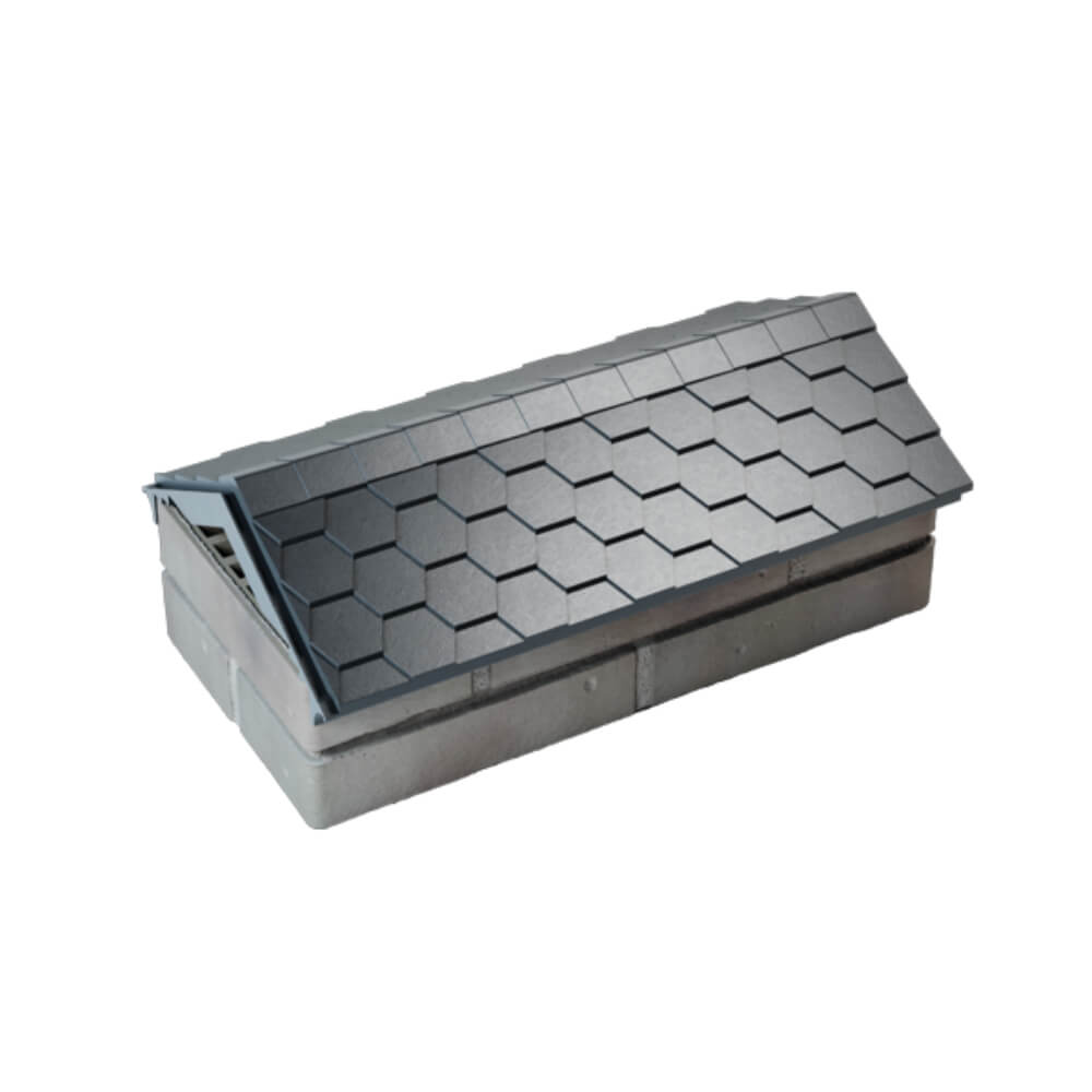 Парапет Zking Эверест Серый с посадкой на 1 кирпич (200/225/255мм) в Перми фото