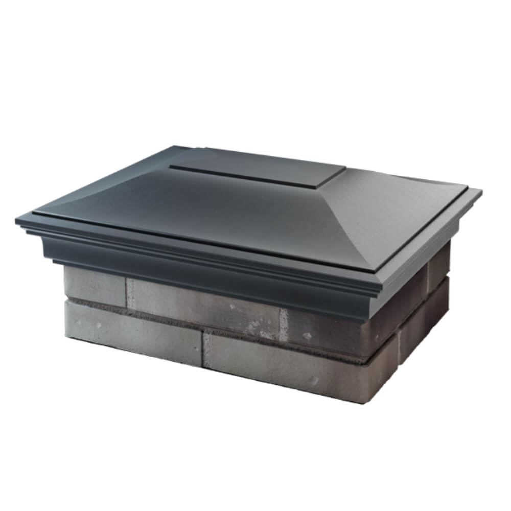 Колпак Zking Монблан Серый на столб 2х1.5 кирпича (515х385мм) в Перми фото