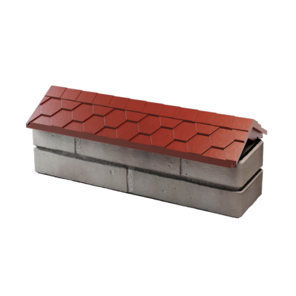 Парапет Zking Эверест Красный с посадкой на 0.5 кирпича (130мм) в Перми фото