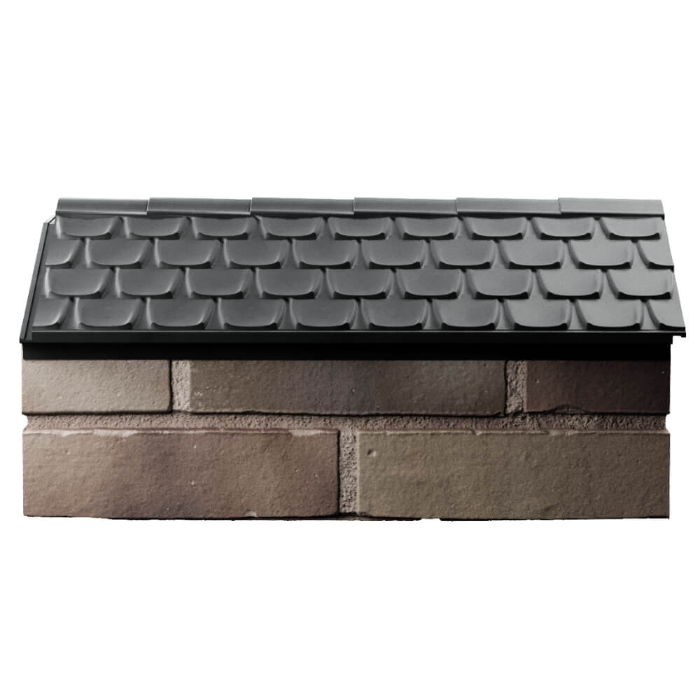 Парапет Zking Эльбрус Серый с посадкой на 1 кирпич (255мм) в Перми фото