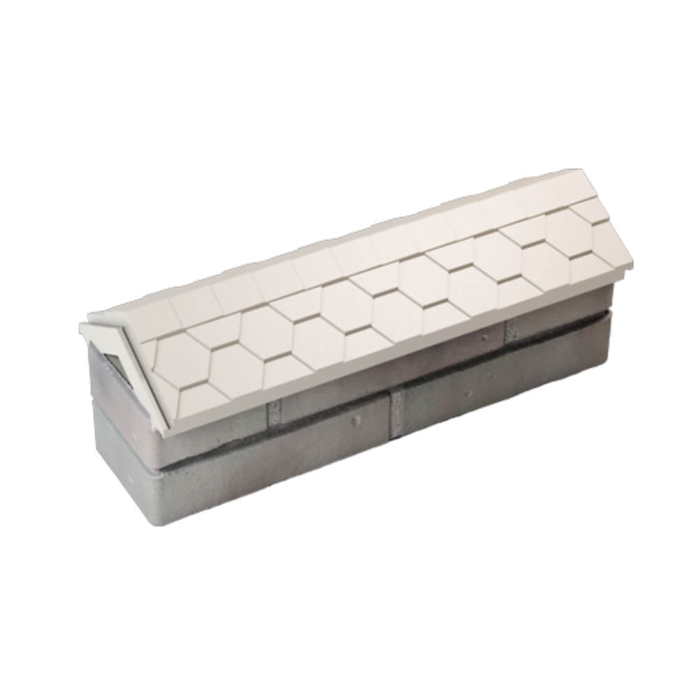 Парапет Zking Эверест Бежевый с посадкой на 0.5 кирпича (130мм) в Перми фото