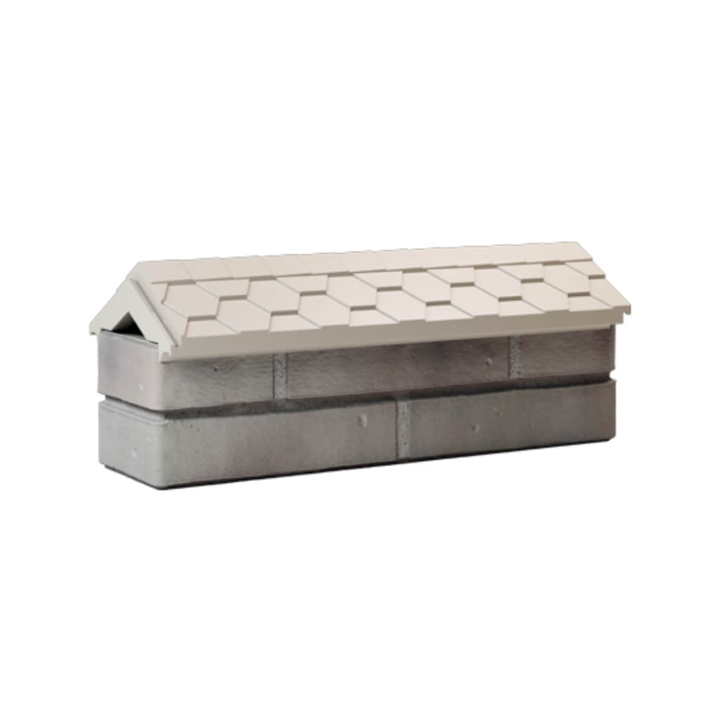 Парапет Zking Эверест Бежевый с посадкой на 0.5 кирпича (130мм) Пермь фото