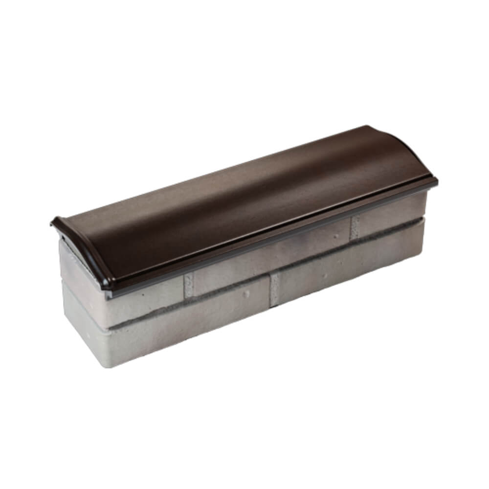 Парапет Zking Монблан Коричневый посадка на 0.5 кирпича (130мм) в Перми фото