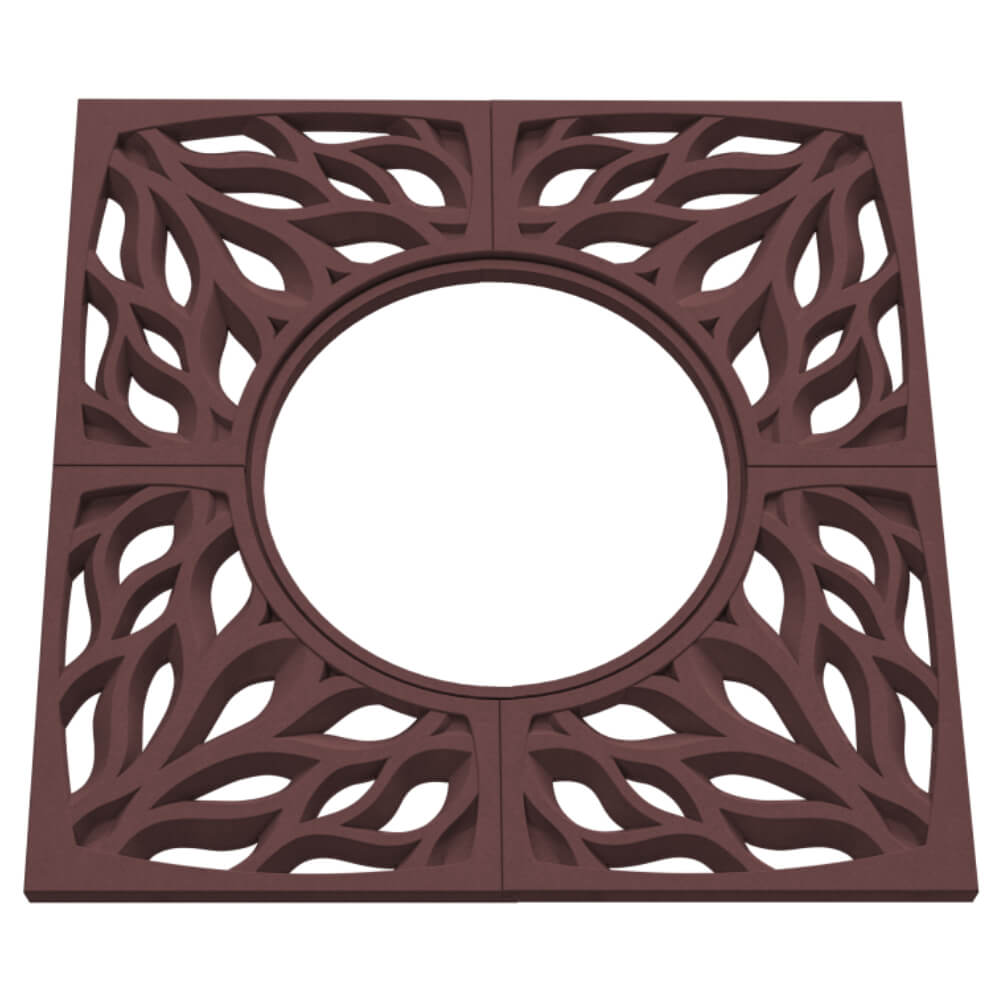 Приствольная решетка для дерева ZKING CRUST 1.2х1.2м Коричневая в Перми фото