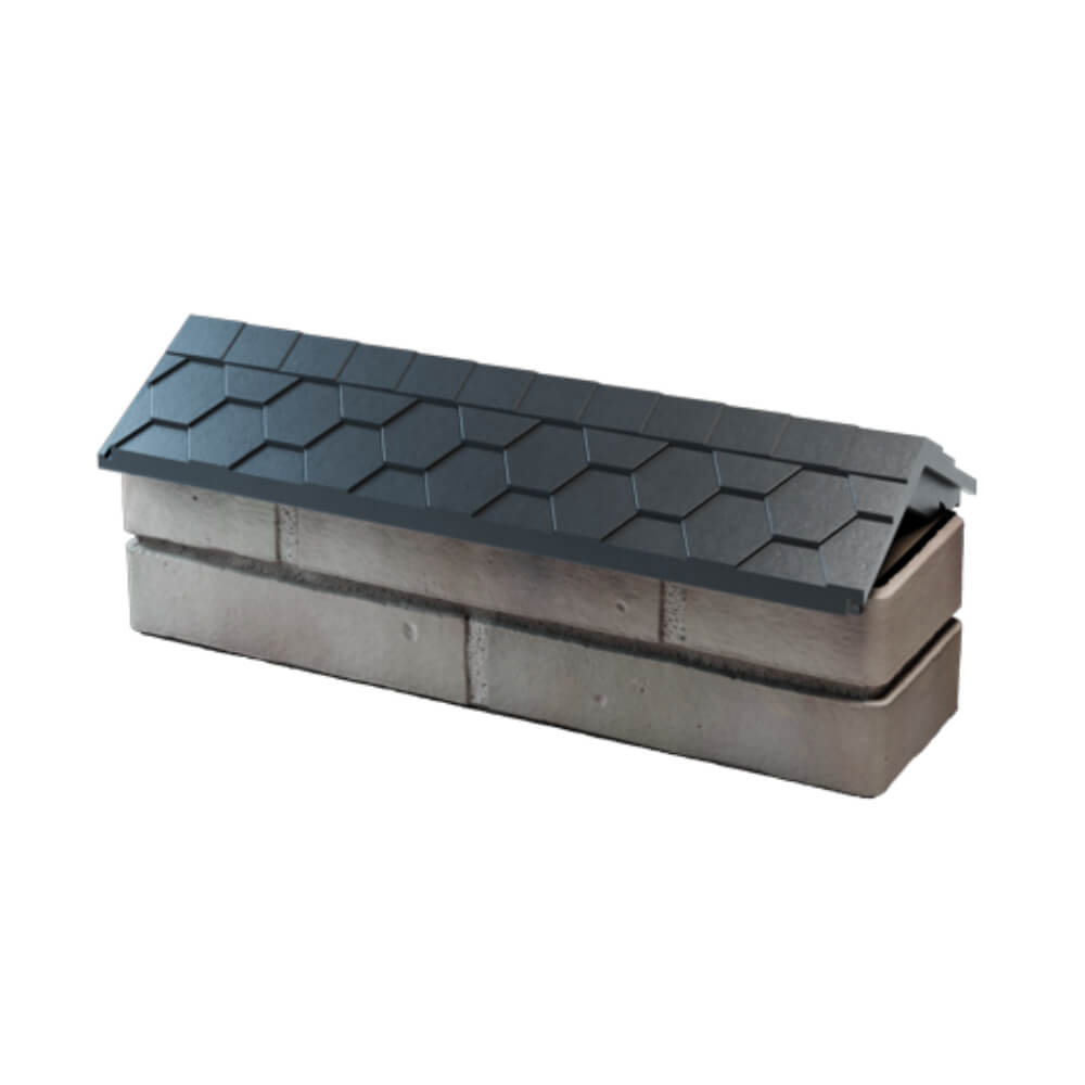 Парапет Zking Эверест Серый с посадкой на 0.5 кирпича (130мм) в Перми фото