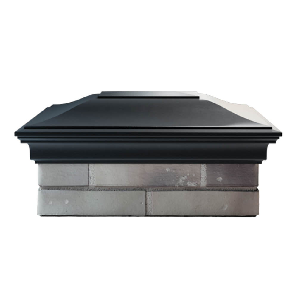 Колпак Zking Монблан Черный на столб 2х1.5 кирпича (515х385мм) в Перми фото