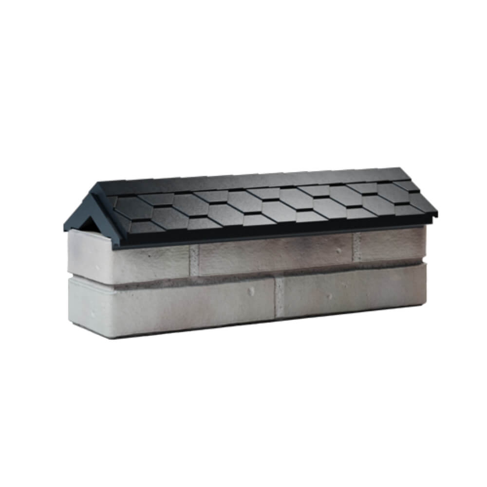 Парапет Zking Эверест Черный с посадкой на 0.5 кирпича (130мм) Пермь фото