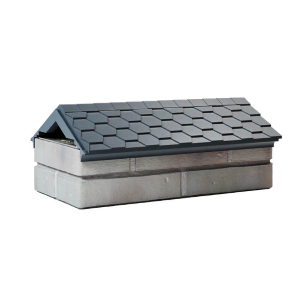 Парапет Zking Эверест Серый с посадкой на 1 кирпич (200/225/255мм) Пермь фото