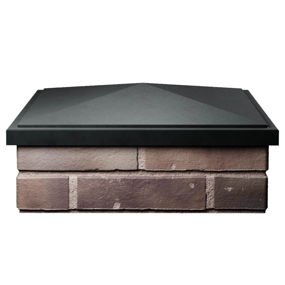 Колпак Zking БонаМоно Черный на столб 2х2 кирпича (515х515, 530х530мм) Пермь фото