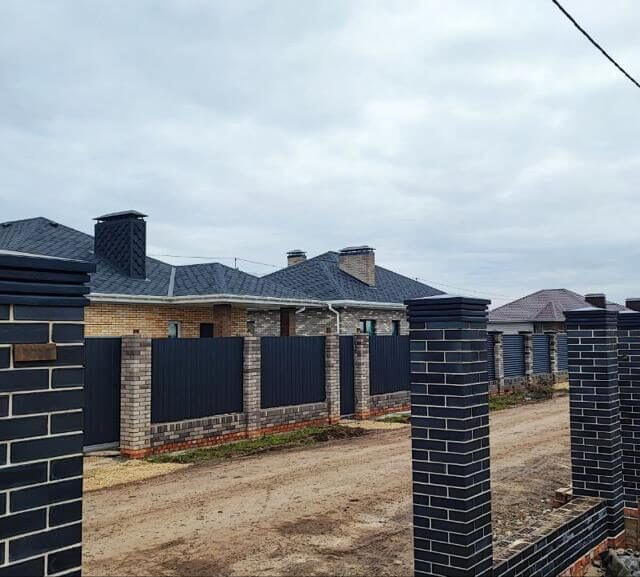 Колпак Zking Бона ХайТек Серый на столб 1.5х1.5 кирпича (385х385мм) в Перми фото