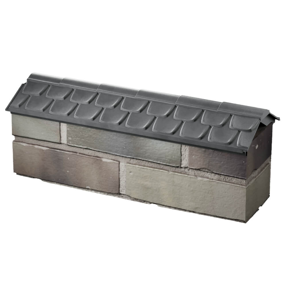 Парапет Zking Эльбрус Серый с посадкой на 0.5 кирпича (130мм) в Перми фото