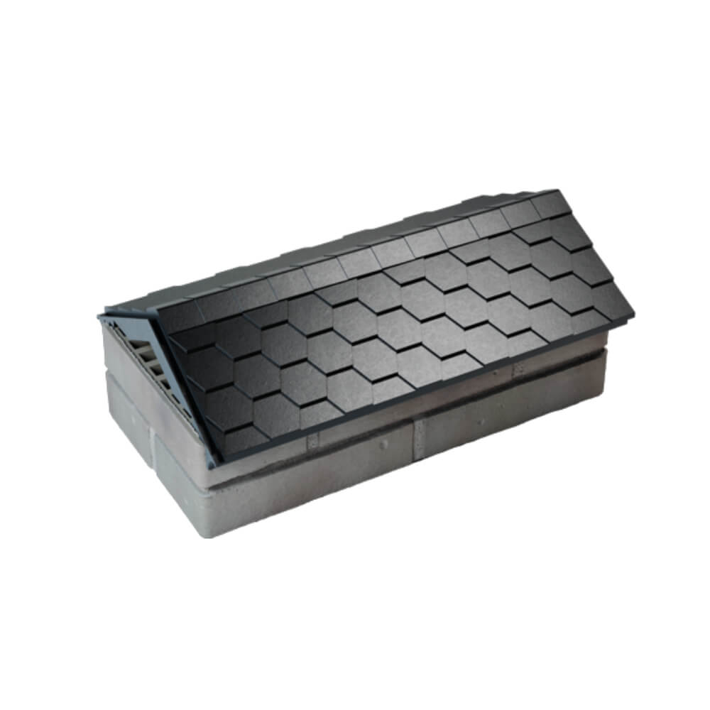 Парапет Zking Эверест Черный с посадкой на 1 кирпич (200/225/255мм) в Перми фото