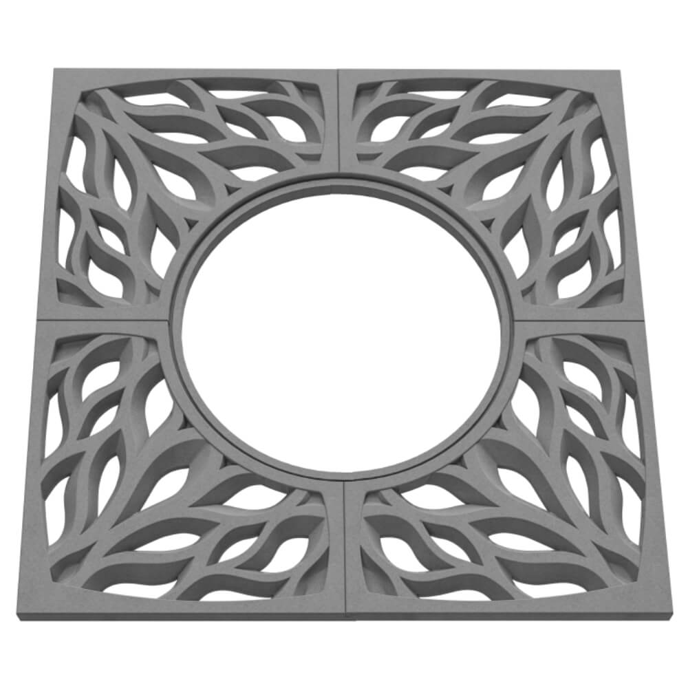 Приствольная решетка для дерева ZKING CRUST 1.2х1.2м Серая в Перми фото