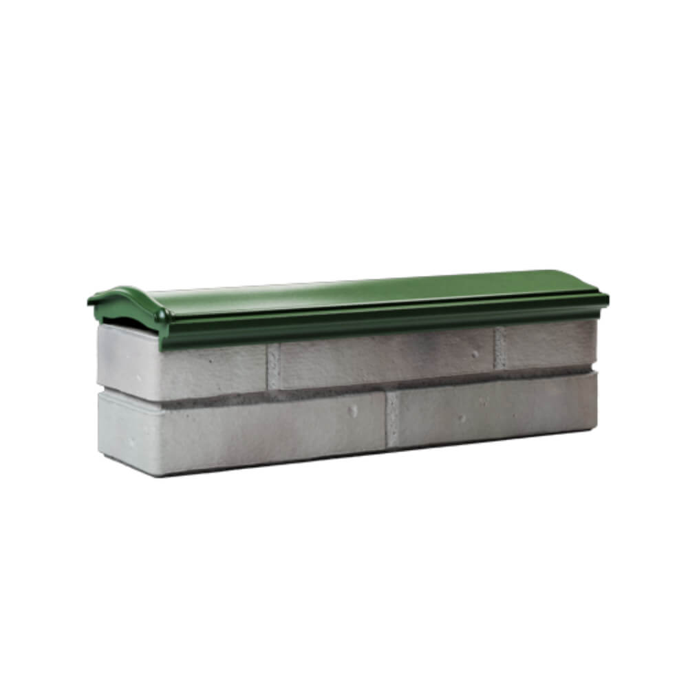 Парапет Zking Монблан Зеленый посадка на 0.5 кирпича (130мм) Пермь фото