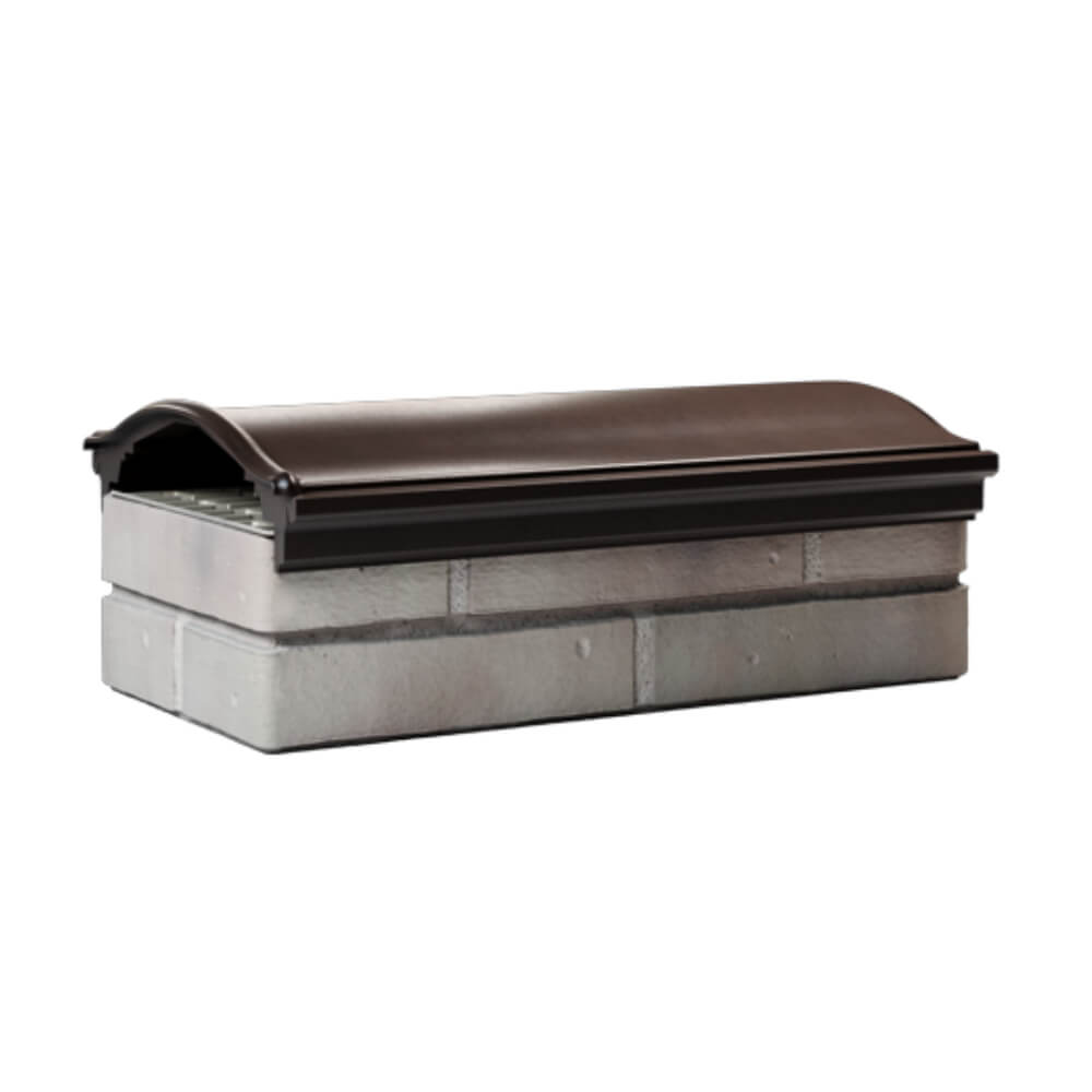 Парапет Zking Монблан Коричневый посадка на 1 кирпич (200/225/255мм) Пермь фото