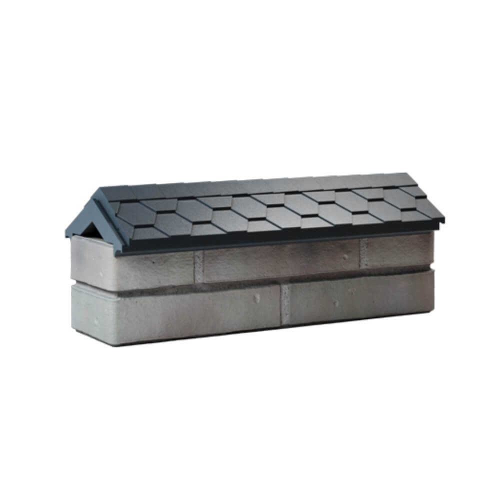 Парапет Zking Эверест Серый с посадкой на 0.5 кирпича (130мм) Пермь фото