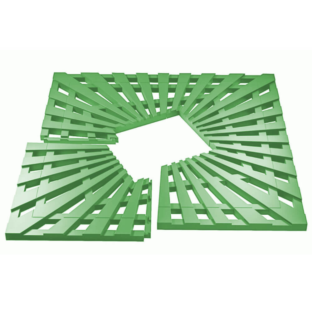 Приствольная решетка для дерева ZKING ATMOSPHERE 1.2х1.2м Зеленая в Перми фото