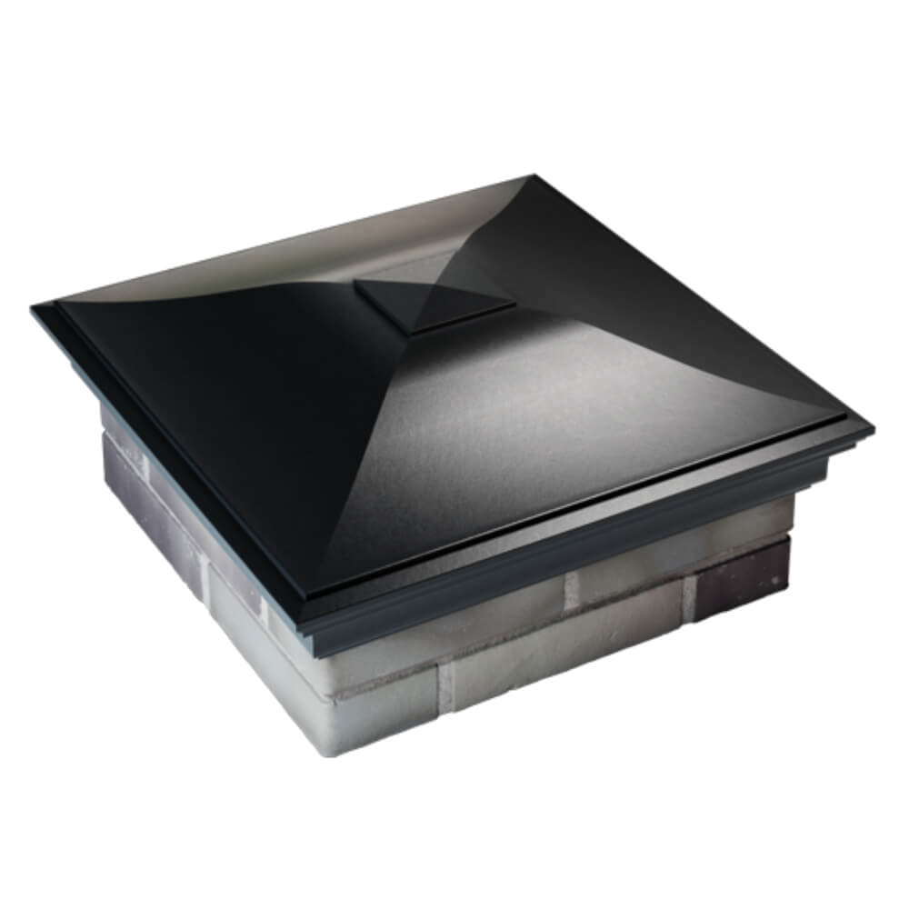 Колпак Zking Монблан Черный на столб 2х2 кирпича (515х515мм) Пермь фото