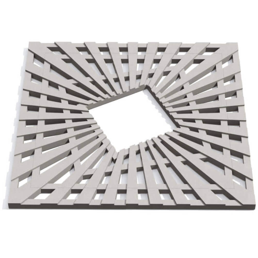 Приствольная решетка для дерева ZKING ATMOSPHERE 1.2х1.2м Бежевая Пермь фото