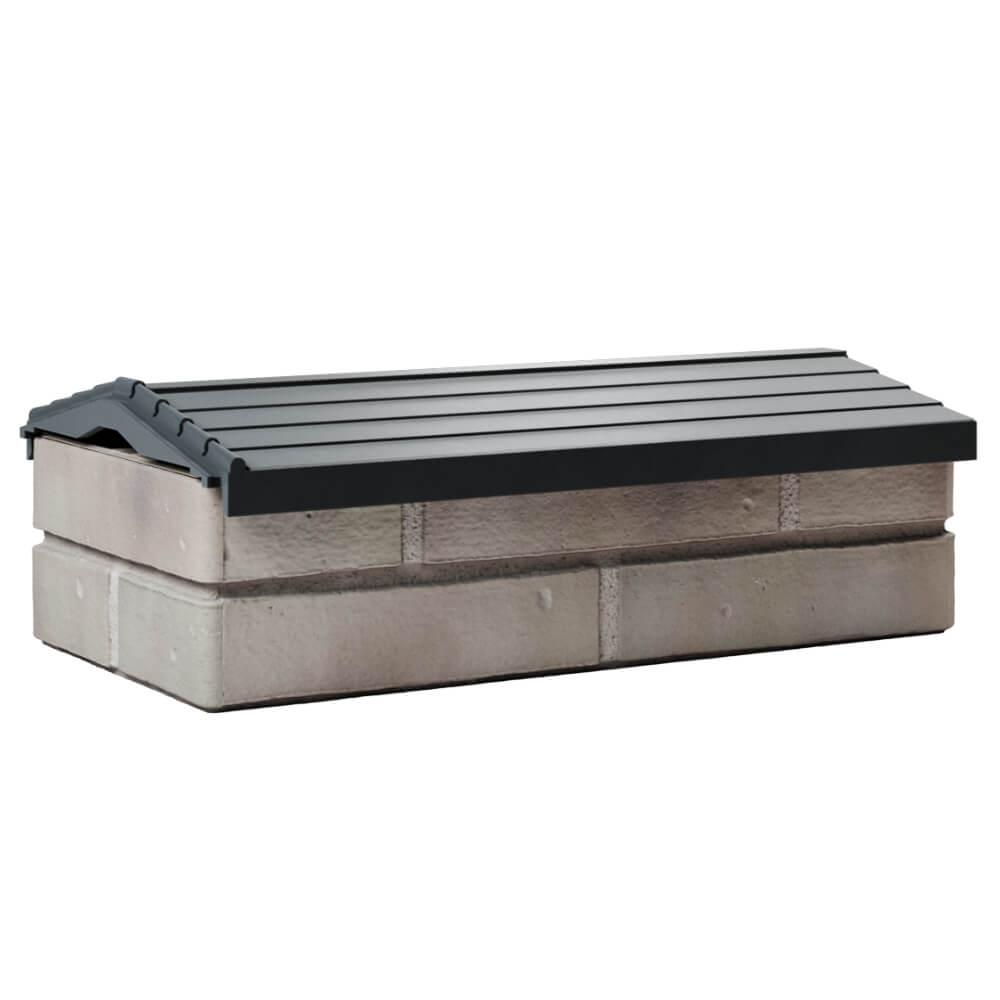 Парапет Zking Бона ХайТек Серый с посадкой на 1 кирпич (200/225/255мм) Пермь фото