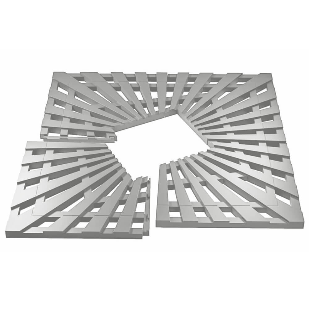 Приствольная решетка для дерева ZKING ATMOSPHERE 1.2х1.2м Бежевая в Перми фото