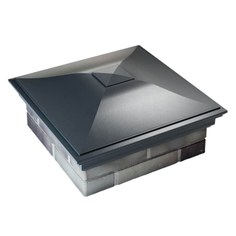 Колпак Zking Монблан Серый на столб 2х2 кирпича (515х515мм) Пермь фото