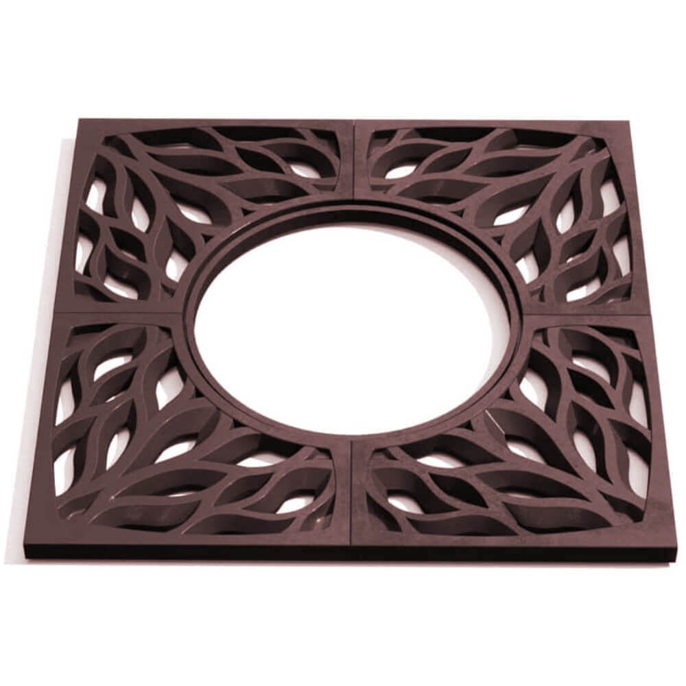 Приствольная решетка для дерева ZKING CRUST 1.2х1.2м Коричневая Пермь фото