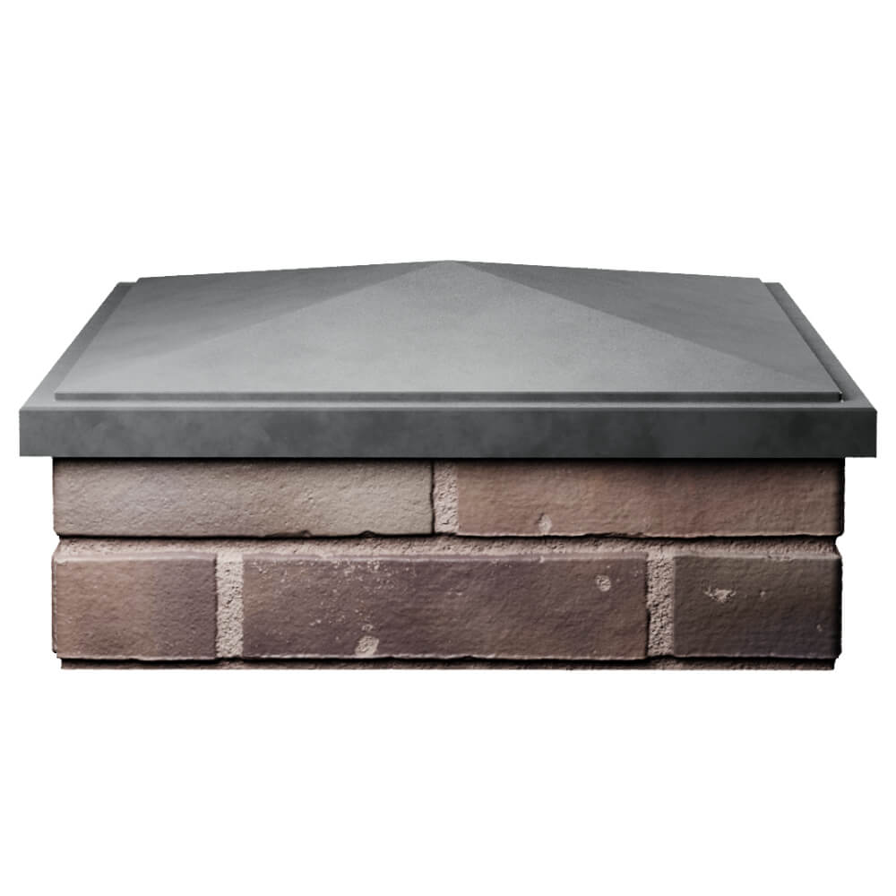 Колпак Zking БонаМоно Серый на столб 2х2 кирпича (515х515, 530х530мм) Пермь фото