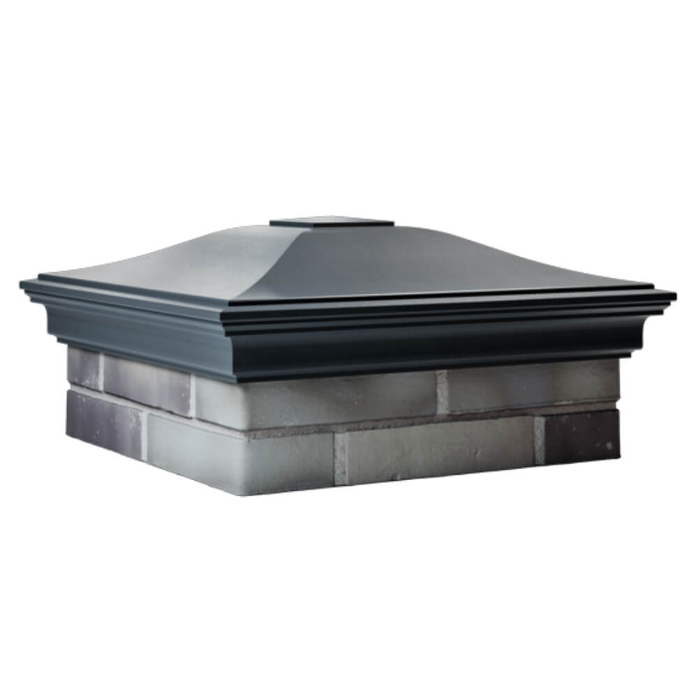 Колпак Zking Монблан Серый на столб 2х2 кирпича (515х515мм) в Перми фото