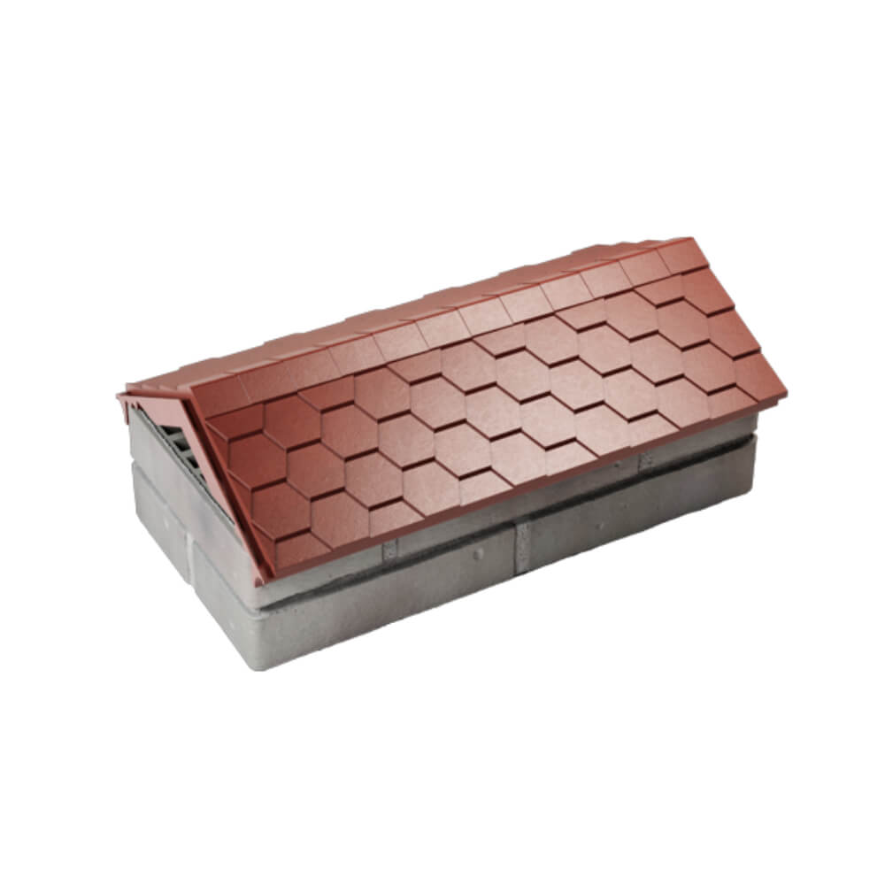 Парапет Zking Эверест Красный с посадкой на 1 кирпич (200/225/255мм) в Перми фото