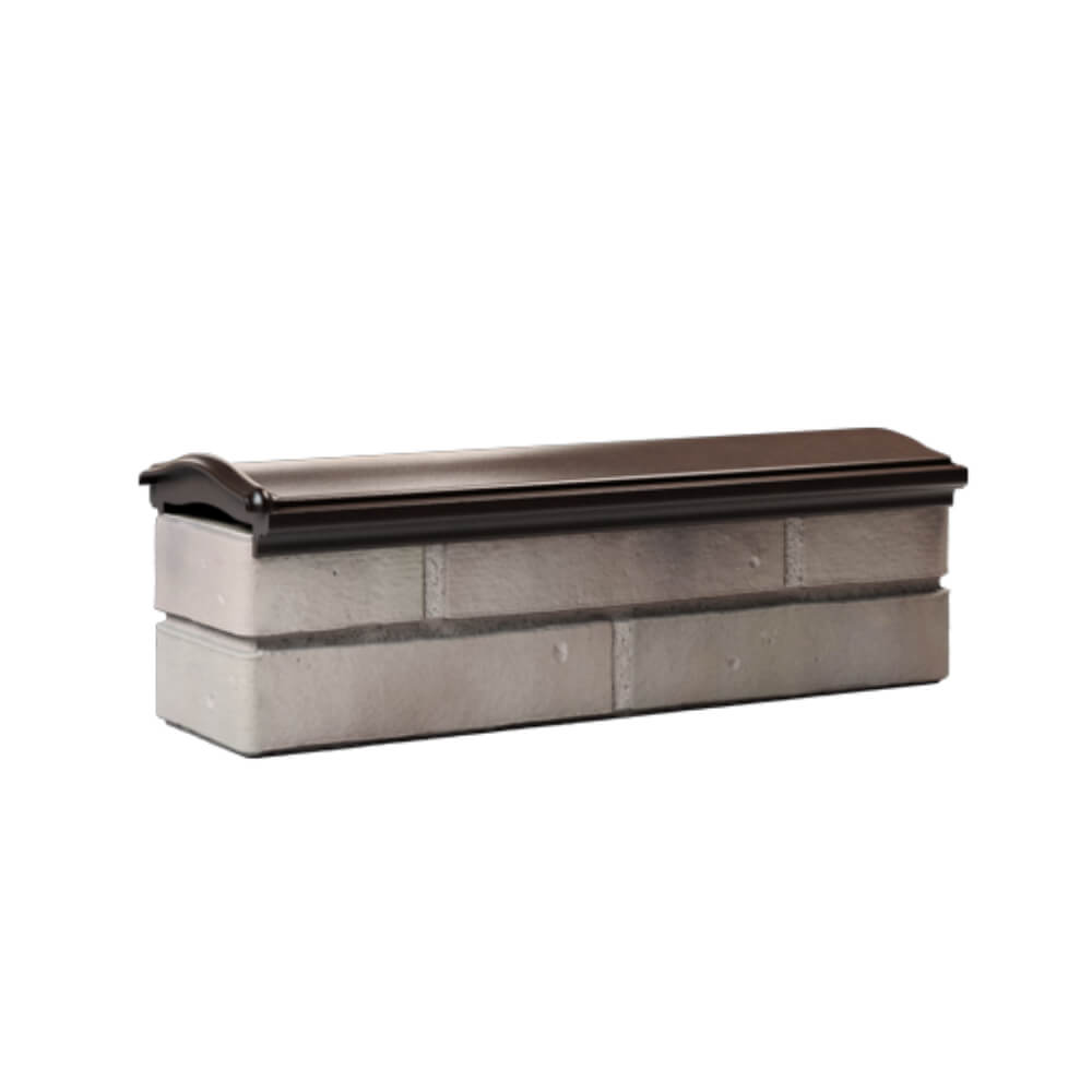 Парапет Zking Монблан Коричневый посадка на 0.5 кирпича (130мм) Пермь фото