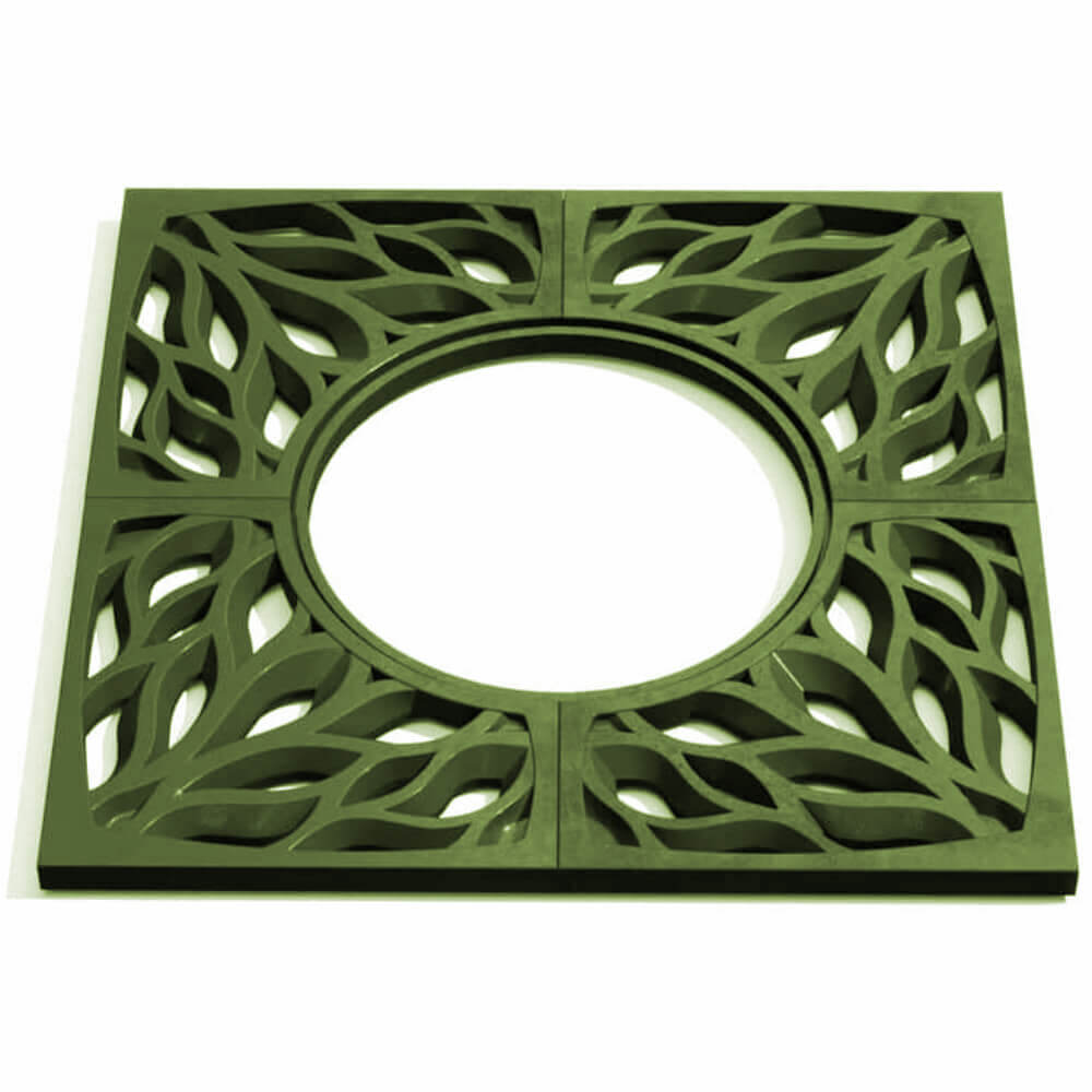 Приствольная решетка для дерева ZKING CRUST 1.2х1.2м Зеленая Пермь фото