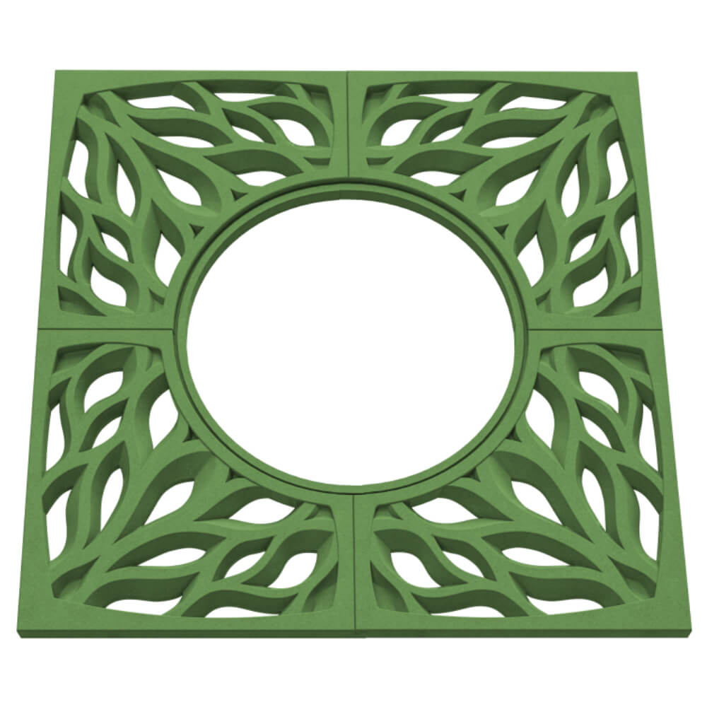 Приствольная решетка для дерева ZKING CRUST 1.2х1.2м Зеленая в Перми фото