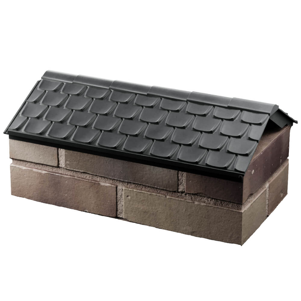 Парапет Zking Эльбрус Серый с посадкой на 1 кирпич (255мм) в Перми фото