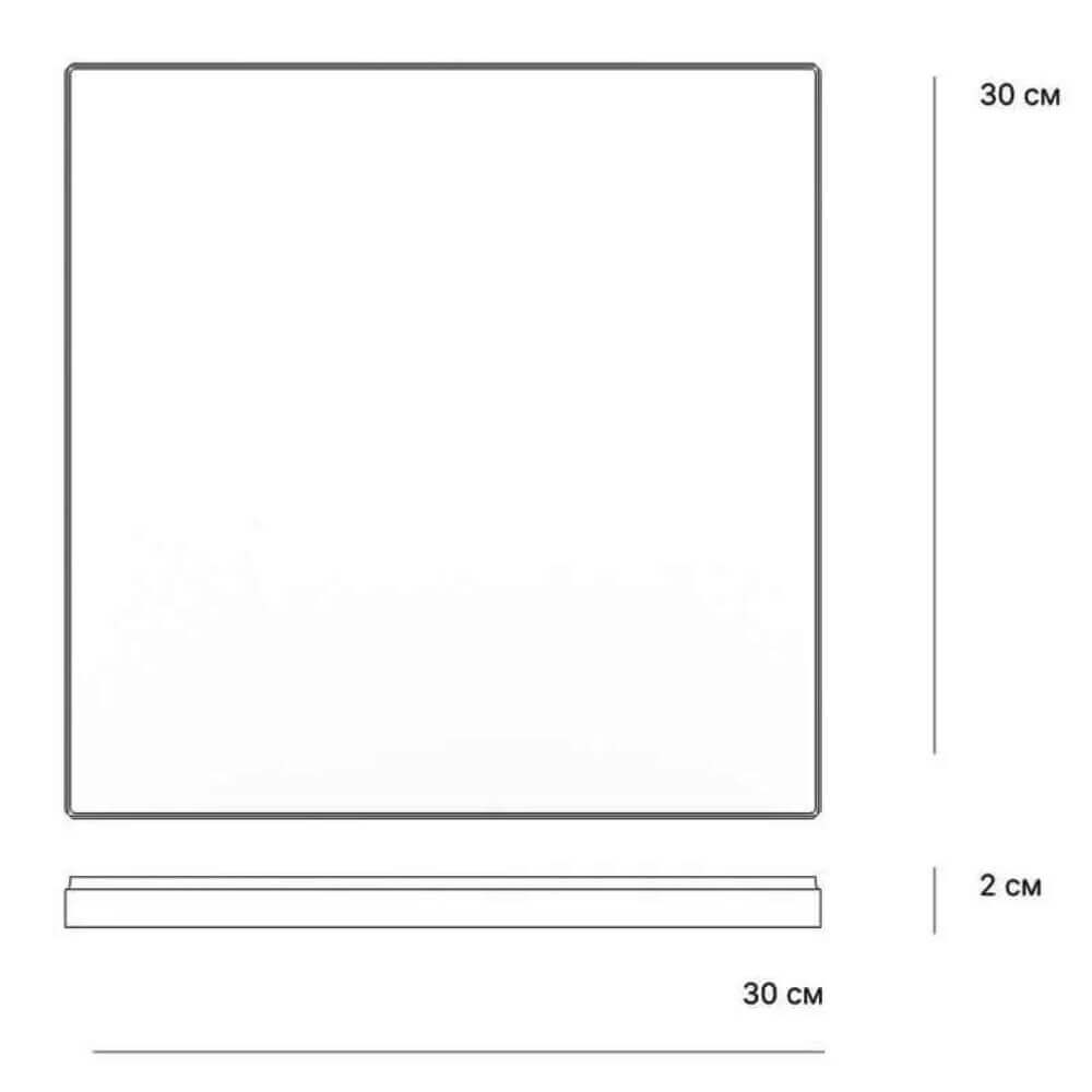 Плитка рядовая Verona 300х300х20мм Терракотовый