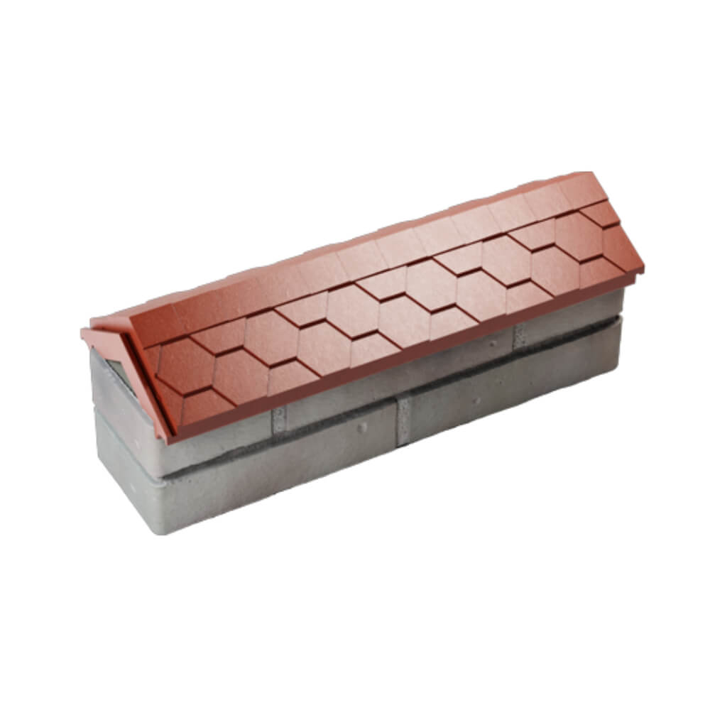 Парапет Zking Эверест Красный с посадкой на 0.5 кирпича (130мм) в Перми фото