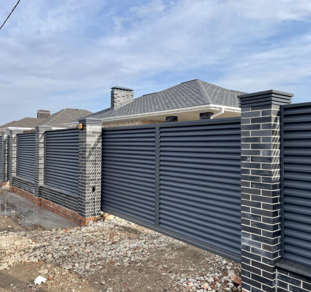 Колпак Zking Бона ХайТек Серый на столб 1.5х1.5 кирпича (385х385мм) в Перми фото