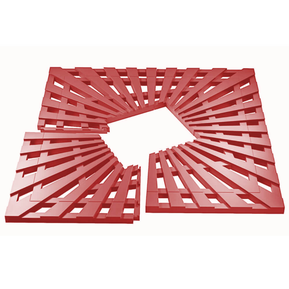 Приствольная решетка для дерева ZKING ATMOSPHERE 1.2х1.2м Красная в Перми фото