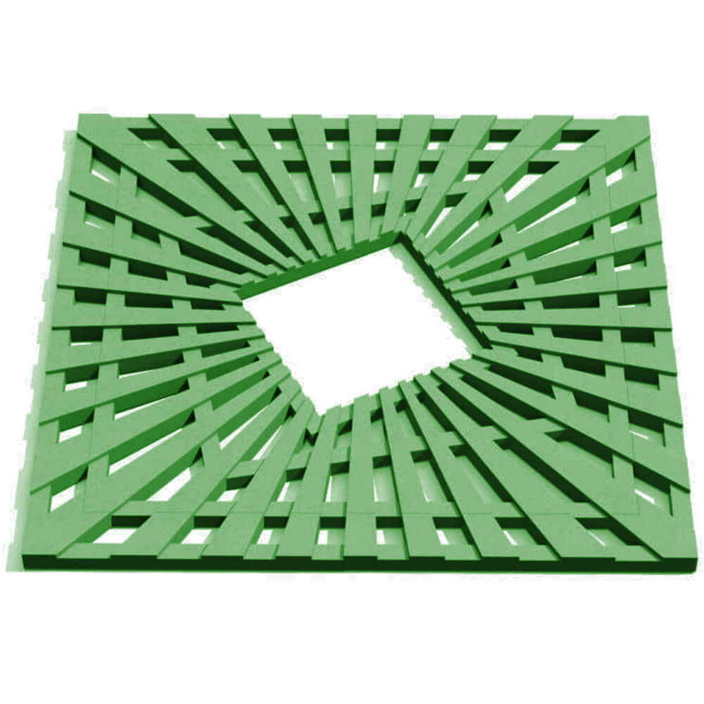 Приствольная решетка для дерева ZKING ATMOSPHERE 1.2х1.2м Зеленая Пермь фото