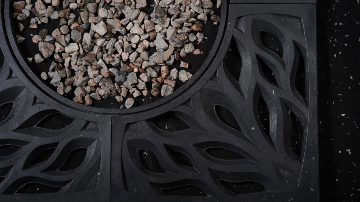 Приствольная решетка для дерева ZKING CRUST 1.2х1.2м Черная в Перми фото