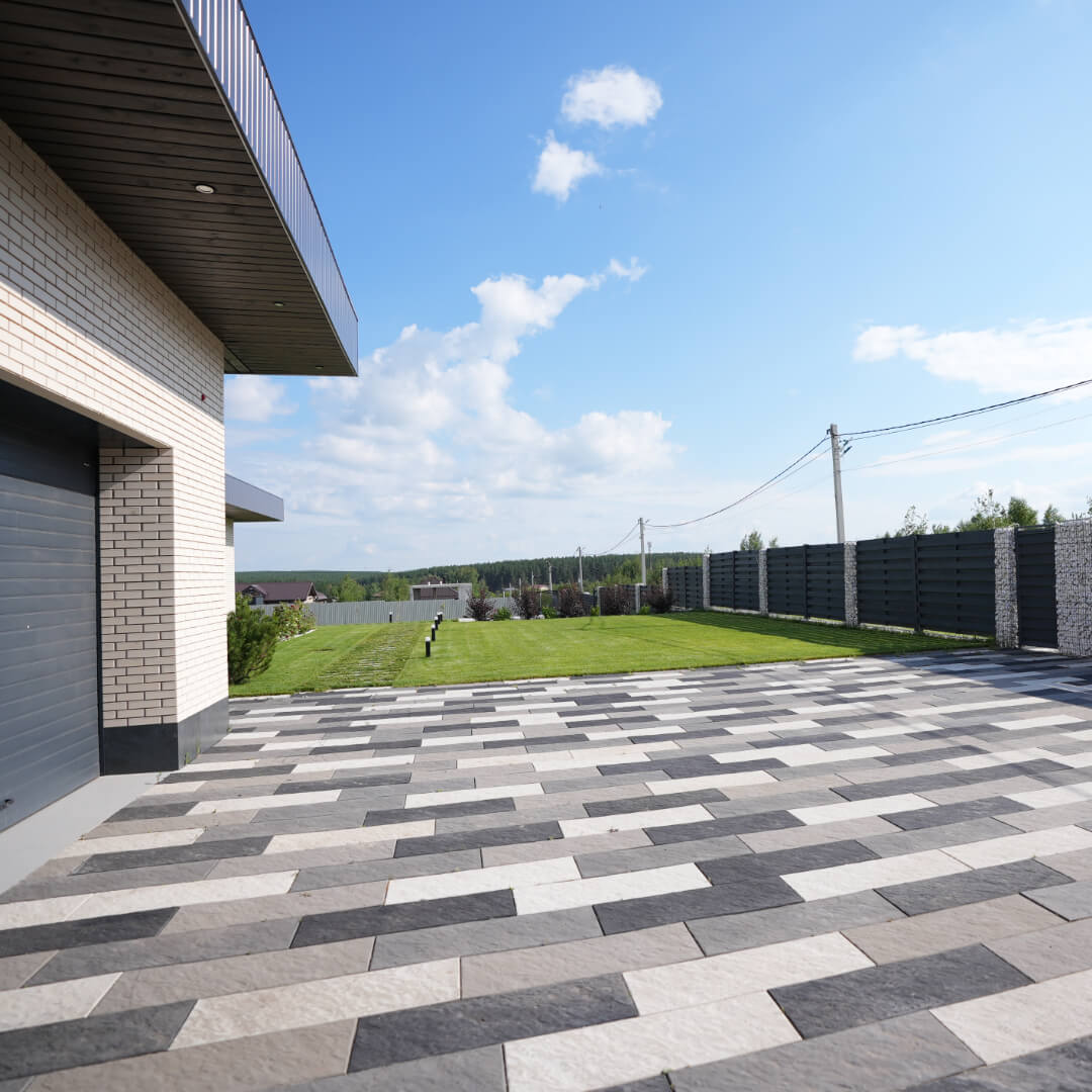 Шаговая плита STONE Графитовый Серый 990х330х55мм в Перми фото